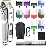 Hatteker Tagliacapelli Professionale Uomo Tagliabarba Di Precisione Lungo Impermeabile IPX7