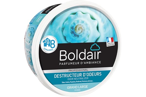 BOLDAIR Pot Gel destructeurs d'odeurs 300g 8 semaines
