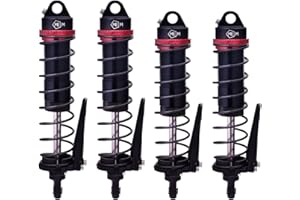 Mesimsple New Version Front Rear Shocks for Arrma 1/10 Senton 3S Front Rear Shock Granite 550 Mega 1/8 Typhon 3S BLX Upgrade Parts Series Upgrades Part Black