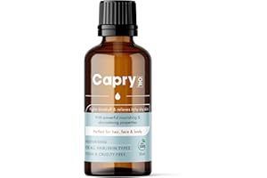 CAPRY LTD Capry Oil for Dandruff & Dry Scalp, 50ml - Soothes Dry Skin on Face & Body, Supports Scalp Microbiome, Gentle for Sensitive Skin, Anti Dandruff Oil with Calendula & Vitamin E