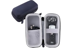 WERJIA Hard EVA Travel Case Fits Zoom H1n/ZH1 H1 Handy Recorder (black)