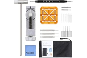 Vastar 29 Stück Uhrenwerkzeug Set, Uhrmacherwerkzeug Set, Uhr Reparaturset, Uhren Armband Werkzeug dient zum Entfernen von Uhrenarmband Federsteg, Uhren Werkzeug zum Wechseln von Uhrgurten