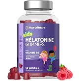 Melatonin Gummies for Children - with Vitamin B6-60 Erasers (2 Months) | Melatonin for Kids - High Dosage Food Supplement - b