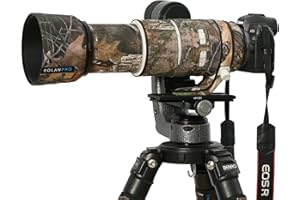 ‎ROLANPRO ROLANPRO wasserdichte Objektivabdeckung für Canon RF 100–500 mm F/4,5–7,1 L is USM Camouflage-Regenschutz, #10 Tree wasserdicht