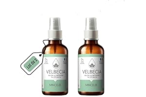 Velbecia® - Elixirs floraux Minceur - Perte de poids 30 ml +1 OFFERT - SANS ALCOOL - Selon la méthode originale du Dr Bach - Pour éviter le grignotage, rester motivée, pour éviter la tentation