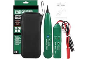 Cable Tracker, CJBIN Kabelbruch Suchgerät Mähroboter Multifunctional Cable Checker Wire Cable Tester für Netzwerk Wartung Collation, Telefonleitungstest, Kontinuitätsprüfung LAN Netzwerkkabel Tester