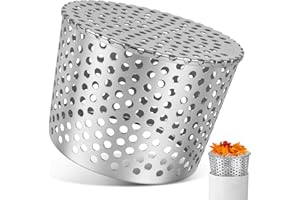 KOVSGQ Crapaudine De Gouttière Grille Gouttière Anti Feuilles Filtre De Descentes en Acier Inoxydable Filtre Anti Blocage De Toit Maille Protections pour Maison Avant-Toit Fossé Égout (110-125mm)