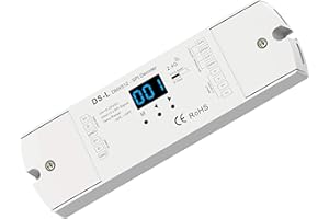 WEIWANG ELECTRONIC DMX512 to SPI Decoder with Digital Display WS2812 WS2811 DMX to SPI Controller Decoder Compatible with 31 kinds IC/Numeric Display/Stand-alone Function