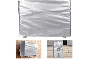 FINETOKNOW Copri condizionatore da esterno, copertura condizionatore esterno, copri motore condizionatore esterno, protezione solare, impermeabile, per climatizzatori esterno, copricondizionatore per esterno