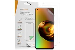 kwmobile 3X folia ochronna kompatybilna z OnePlus Nord 2 5G - przezroczysta folia - folia ochronna na wyświetlacz ochrona wyświetlacza przezroczysta folia na wyświetlacz