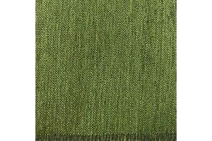 Kt KILOtela - Tela de Chenilla Tapicería, Doble Cara, Tacto Suave Aterciopelado, Tapizar Sillas, Sofá, Resistente al Desgaste, 100 cm Largo x 280 cm Alto, Verde - 1 Metro