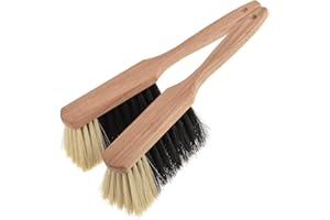 ‎SIDCO SIDCO Handbesen Holz 2 x Handfeger Kehrbesen Holzbesen Feger Kunsthaarmischung weich