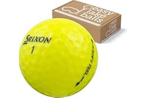 Easy Lakeballs 50 SRIXON Soft Feel Amarillo Pelotas DE Golf RECUPERADAS/Lake Balls - Calidad AAAA/AAA (Pearl/A Grade)