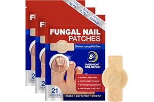 Nagelsvampplåster för nagelvård, 63 stycken funktionella nagellappar för tånaglar och naglar, självhäftande nagelreparationpl