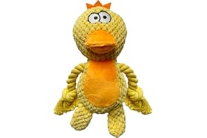 YUREMEEY Jouets pour Chiens, Jouets à Couinement pour Chiens, Jouets pour Chiens en Peluche, Jouet à Mâcher Rembourré, pour Chiot, Chiens de Petite et Moyenne Taille, Canard