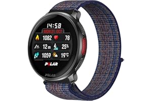 OUTPUTBT Nylon Cinturino 22mm per Polar Grit X Pro/Grit X/X2 Pro, Vantage M/M2/M3 Cinturini Sport per Polar Vantage V2/V3 per Uomo Donna