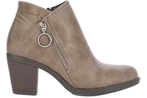 CHIKA 10 CHIKA10 KURAZO 32 Botin Tacón campero Taupe Mujer