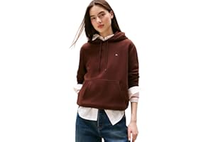 Tommy Jeans Donna Felpa con Cappuccio Flag Regular Fit