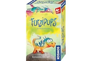 Kosmos 712730 Furzipups the Crinkle Dragon Game, Funny Memo Game with Furzipups, Playfully Promotes Concentration and Memory, Children's Game for 2-4 Children from 4 Years