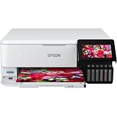 Epson L8160 Tanklı M&uuml;rekkep P&uuml;sk&uuml;rtmeli Fotoğraf Yazıcı, Tarayıcı, Fotokopi 5760 X 1440 DPI, Beyaz, 403&lrm; x 369 x 162 mm