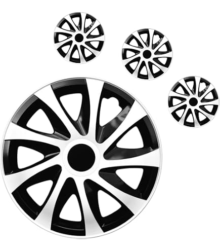 4x Black Matte 15-Inch Wheel Trims / Hub Caps For Renault Kangoo - RA894345