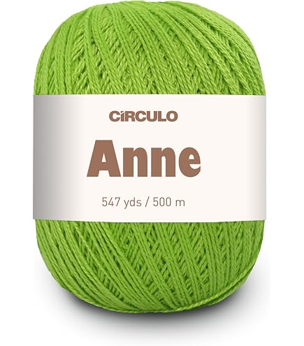 CÍRCULO Baumwollgarn Mercerisiert – 100% Baumwolle, 500m, Weich & Glänzend, Ideal Für Sommerkleidung Und Dekoration