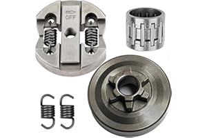 ZAMDOE 6 Zähne 52 mm Kupplungssatz für Zenoah Komatsu G2500, G2500, G2600, 25 cc, 2500T, für Chinese 2500, für Timberpro für Lawnflite für Carlton Benzin-Kettensäge Ersatzteil 2475-51200, 2841-51201