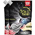 Soft & Fresh Combo Pack of Vanilla Dreams 2X900ml, best Fabric Conditioner softener increase freshness and softness 900ml refill pouch pack of 2