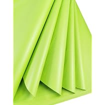 InsideMyNest Lot De 20 Feuilles Papier De Soie Vert Pierre Sauge Poudré - 76,2 X 50,8 Cm Idéal Emballage Cadeau & DIY