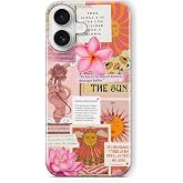 Multitronic iPhone 17 ile Uyumlu G&uuml;neş Tarot Desenli Şeffaf Telefon Kılıfı