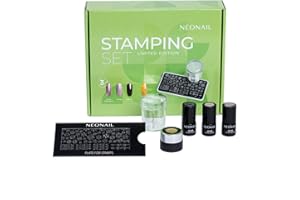 NÉONAIL NEONAIL Stamping Zestaw świąteczny do Stamplingu z 3 kolorami