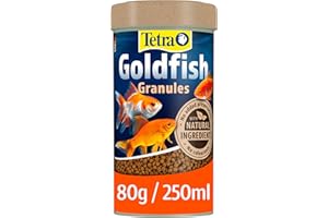 Tetra Goldfish Fish Food Granules, Complete Fish Food for All Smaller Goldfish, 80 g