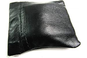 LINDASY GIFTS Lorenz English Leather Snap Lock Coin Purse # 1476 - Black (2)