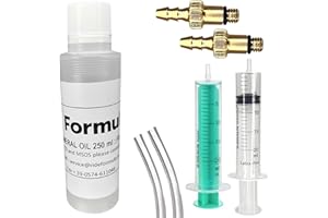 Fantic26 Kit de servicio con aceite mineral de 250 ml para frenos de disco Formula Cura/E/4