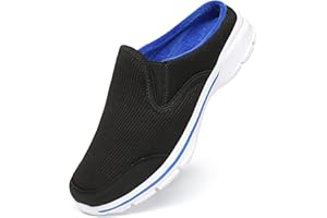 CELANDA Zuecos de Cálido para Mujer Hombre Otoño Confortable Zapatillas de Casa Mules Antideslizante Ligero Planos Zapatos Pantuflas Casual Exterior y Interior 35-48EU