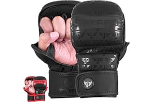 Jayefo MMA Gloves | Open Palm Sparring & Grappling Mitts | Martial Arts for Men & Women | Wrist Support | Combat Sports: MMA, Boxing, Muay Thai, Kickboxing