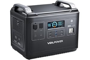 VDLPOWEREU Station Électrique 2000W, Générateur Électrique Portable 1997Wh, 3 Prises CA 230V, Batterie de Secours Domestique LiFePO4, Centrale Électrique avec UPS
