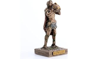 Veronese Design Statuetta in miniatura degli dei greci (Dioniso, bronzo)