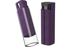 ‎BOYATA Bildschirmreiniger, BoYata All-in-One-Bildschirmreinigungs Sprühflasche&Mikrofasertuch, Fingerabdrucksicherer Sprühflaschen&Wischreiniger für Telefone/Laptop/Tablet/Monitore&Autobildschirme-Lila