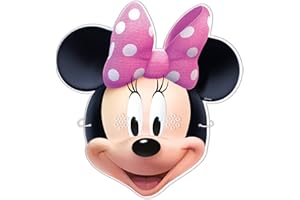 Verbetena Caretas Minnie Mouse Pink, Producto de Cartón, Paquete de 6, Color, 6 Unidad 1 (153537)