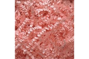 Box.it.pack.it Shredded Crinkle ZigZag Kraft Paper, Light Pink, 1kg