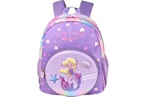 PROTAURI Sac à Dos Enfant - Garçons Filles Cartable École Primaire Maternelle étudiant Sac à Dos pour Utilisation Quotidienne à l'extérieur/3-7 Ans