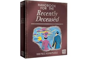 USAOPOLY The OP | Beetlejuice Handbook Recently Deceased | Puzzle | Jigsaw Puzzle | 1000 Pieces