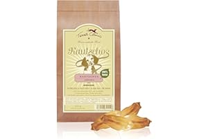 Terra Canis Orecchie di agnello essiccate - Kautschos, 300g I Masticativi naturali essiccati I Alimento complementare per cani