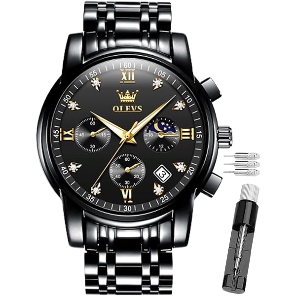TACTO Specht & Söhne 222 Gold Orologio Uomo 37mm Quarzo - Vetro Zaffiro, Impermeabile, Acciaio 316L
