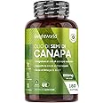 Olio di Canapa 1000mg Spremuto a Freddo, Fonte di Omega 3 6 9 (6 Mesi), Olio di Semi di Canapa Senza OGM, Estratto di Canapa 