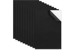 BOHUIZ 10 Stück Moosgummi Selbstklebend Platten, 30cm*21cm Schaumstoffplatte EVA Moosgummi Platten mit Kleberücken für Möbel DIY-Projekte Verzierung