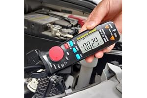 MAXRIENY Multimetro Tester a pinza amperometrica CC CA Multimeter 6000 conteggi Amperometro Voltmetro digitale corrente Resistenza Frequenza Controllo della tensione Continuità Tester di tensione