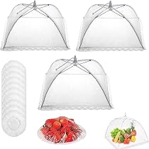 Copri Cibo Pop-Up 70 Cm - Rete Protezione Insetti Per Picnic E Barbecue - Foto 1