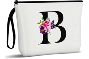 Aucuu Borsa Cosmetica in Tela, Multifunzionale Pochette Trucchi, Borsa Cosmetica da Viaggio, Beauty Case da Viaggio Donna, Borsa Cosmetica Portatile, Borse da Toilette Impermeabile Portatile